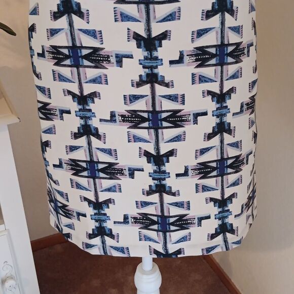 Skies Are Blue Shift Dress. Native Inspired.Coastal. Beachy. - Picture 3 of 13